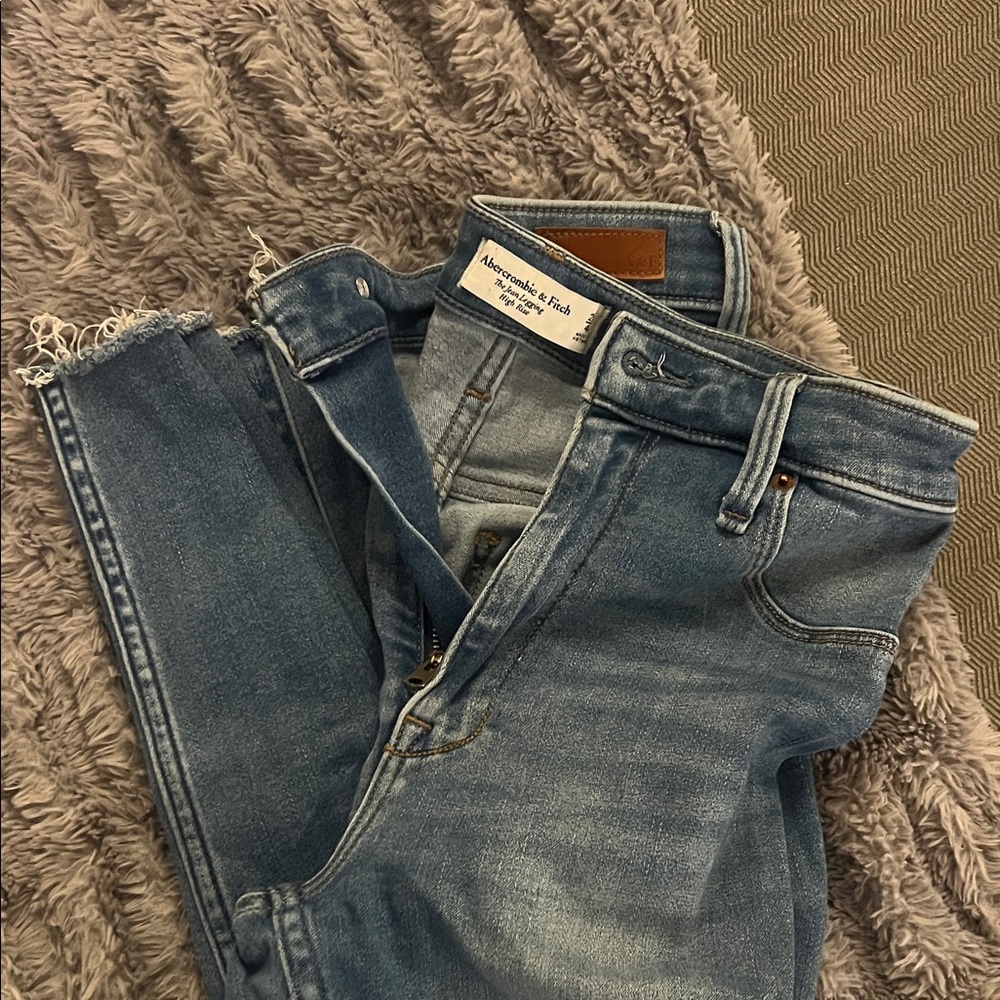 Abercrombie & Fitch Distressed Denim Jeans